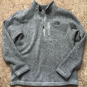 The North Face Grey Quarter Zip Pullover